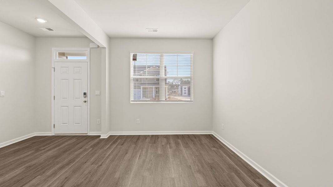 Representative unfurnished interior of a home built from the ANSLEY Express by D.R. Horton in WillowBrook, Winder (Image 33).