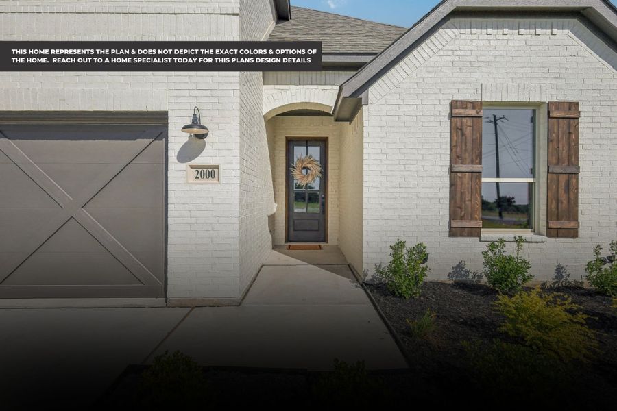 Representative exterior photo of a completed home built from the The Sabinal by Trinity Classic Homes in Covenant Springs, Springtown, TX (Image 37).