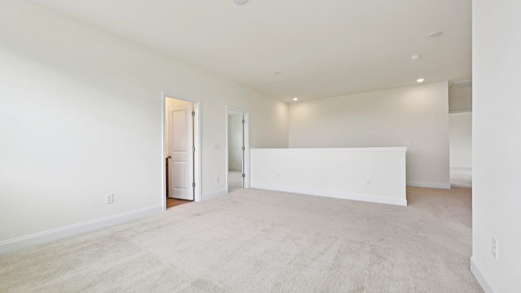 Representative furnished interior of a home built from the Stonehaven by DRB Homes in Campbell Ridge, Angier (Image 19).