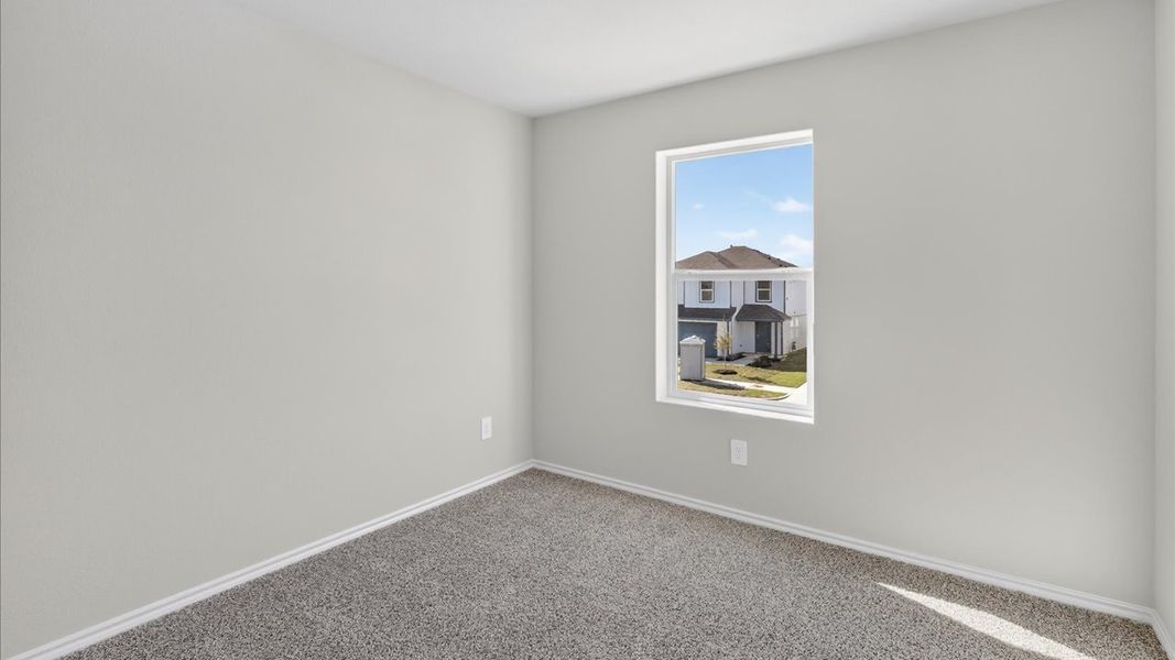 Representative unfurnished interior of a home built from the Davis by D.R. Horton in Hickory Grove, Krum (Image 13). Representative unfurnished interior of a home built from the Davis by D.R. Horton in Hickory Grove, Krum (Image 13).
