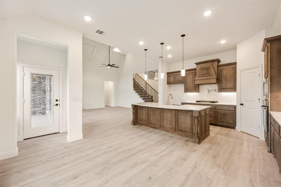 Furnished interior view inside a new home in Villages of Hurricane Creek, Anna (Image 15).
