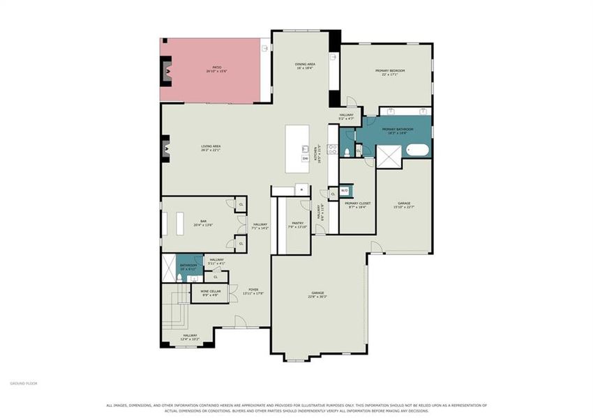 2D floor plan layout of this home in , Alpharetta, GA (Image 6).