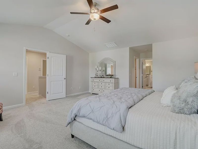 Furnished interior view inside a new home in Providence Station at Trolley Run, Aiken (Image 15).