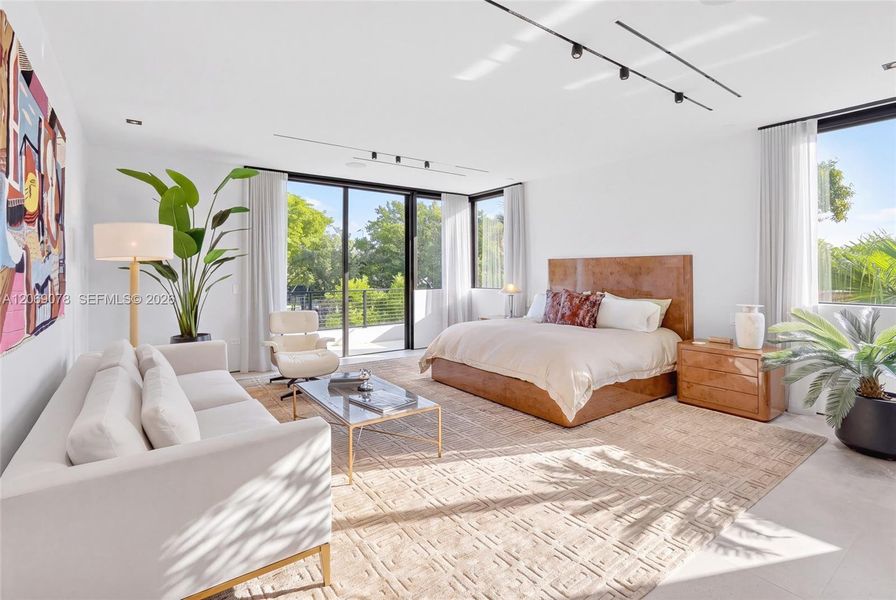 Furnished interior view inside a new home in , Miami (Image 17).