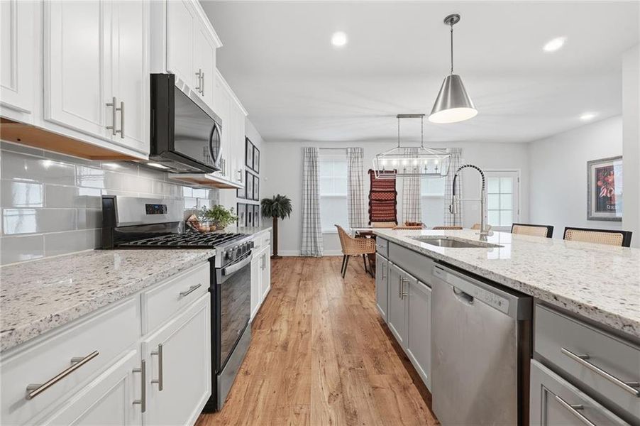 Furnished interior view inside a new home in , Sugar Hill (Image 15).