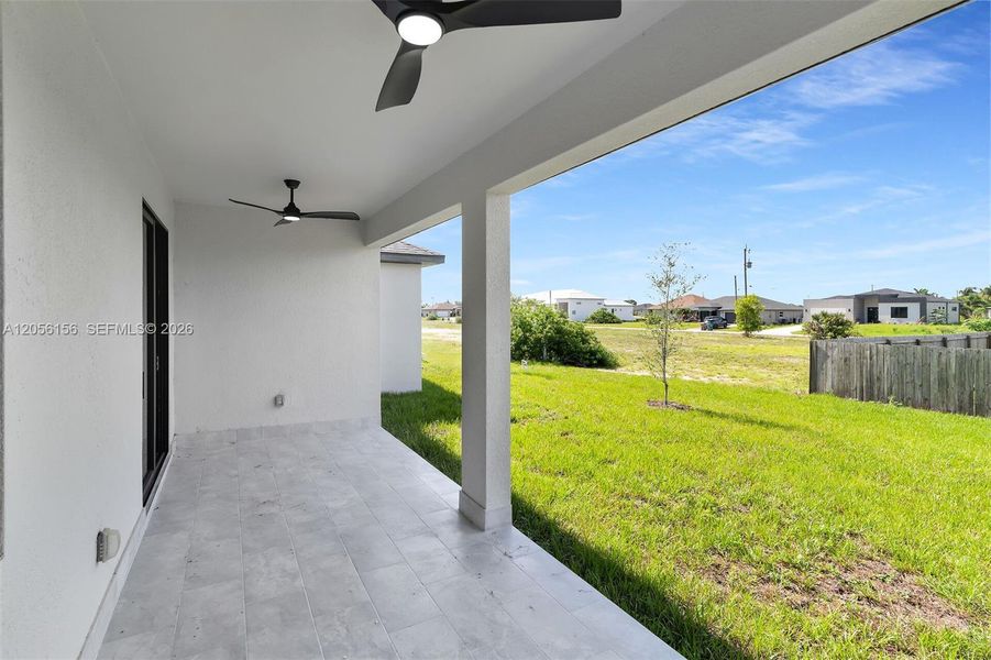 Exterior details and patio area of a home in , Cape Coral (Image 4). Exterior details and patio area of a home in , Cape Coral (Image 4).