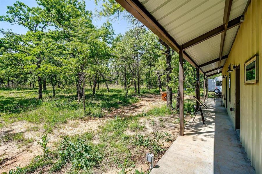 Exterior details and patio area of a home in , Perrin (Image 23).