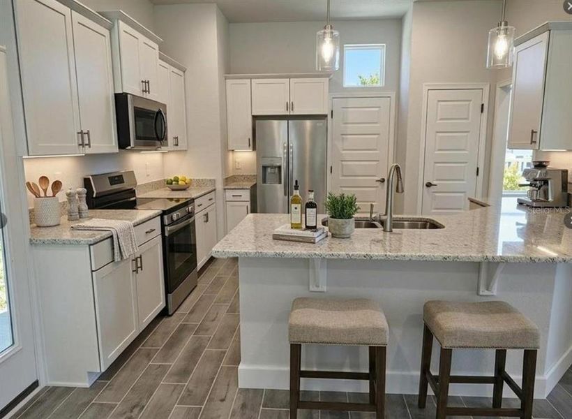 Furnished interior view inside a new home in , Inverness (Image 3).