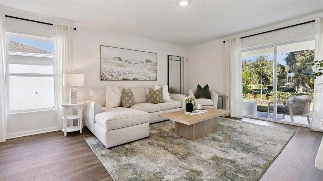 Furnished interior view inside a new home in , Lakeland (Image 12).