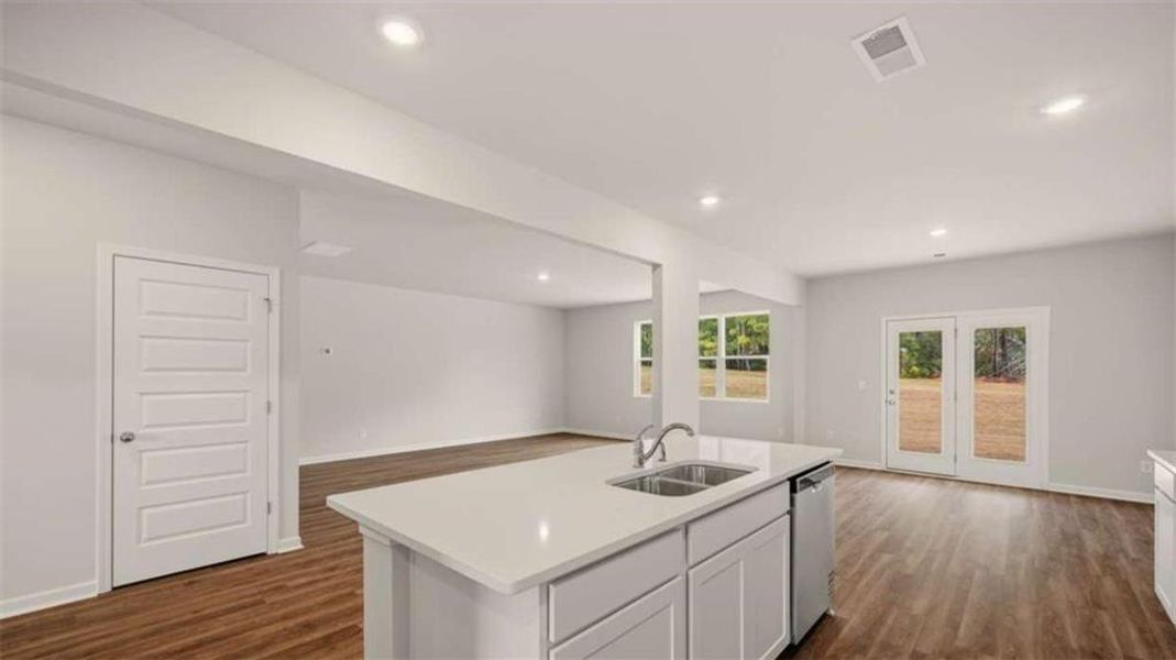 Furnished interior view inside a new home in Bridle Creek, Locust Grove (Image 6).