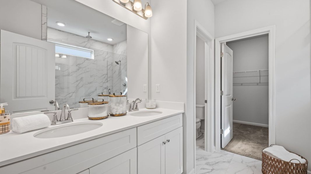 Representative furnished interior of a home built from the Lassiter by DRB Homes in Hamilton Lakes, Lawrenceville (Image 15).