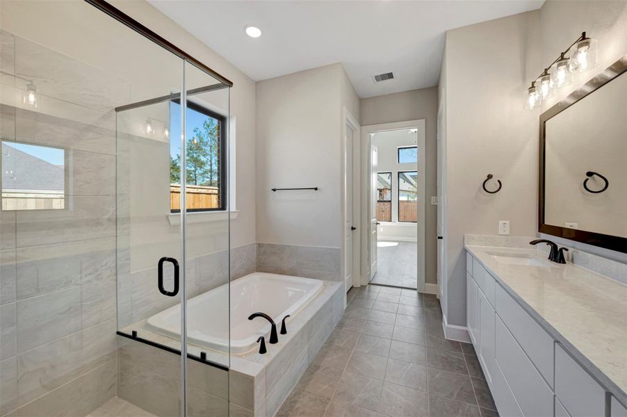 Furnished interior view inside a new home in Kresston - Enclave Collection, Montgomery (Image 5).