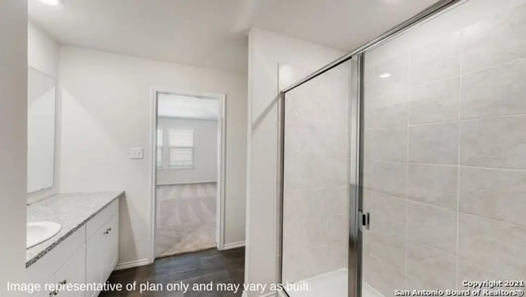 Furnished interior view inside a new home in Riverstone at Westpointe, San Antonio (Image 3).