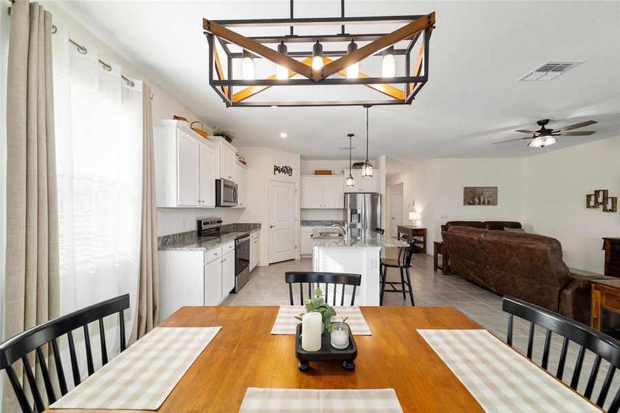 Furnished interior view inside a new home in , Ocala (Image 55). Furnished interior view inside a new home in , Ocala (Image 55).