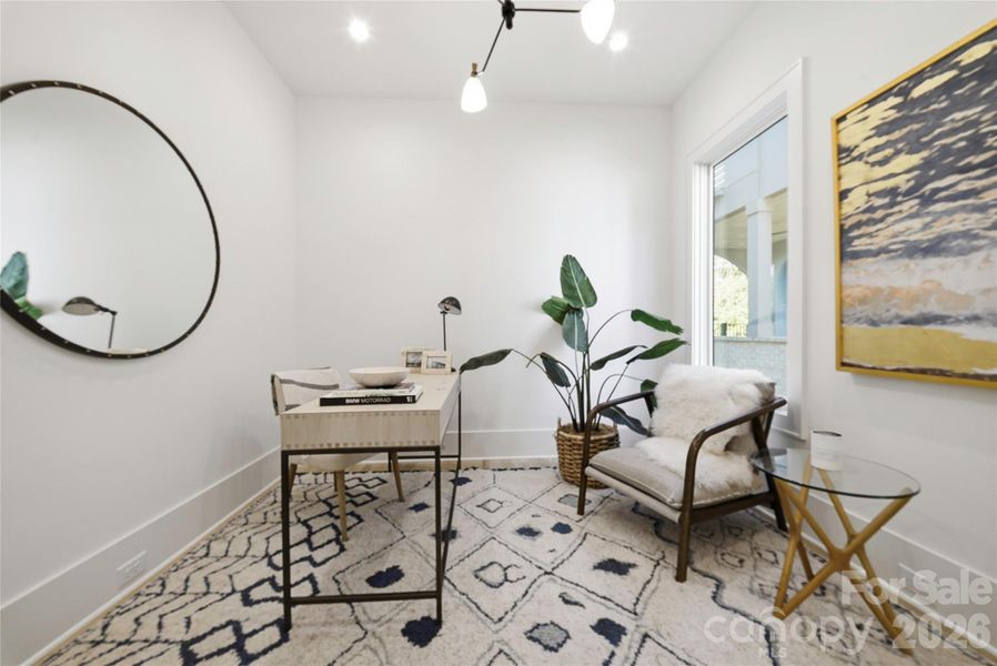 Furnished interior view inside a new home in , Charlotte (Image 33).