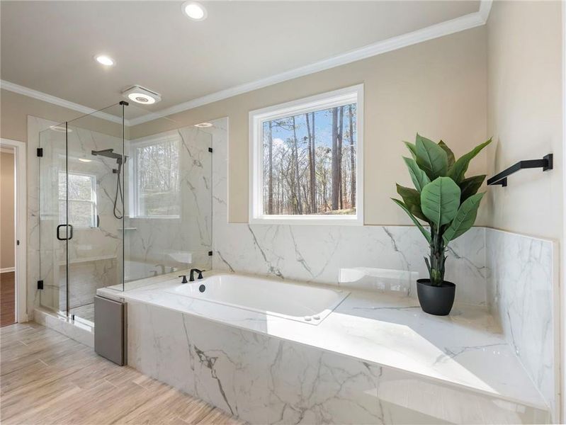 Furnished interior view inside a new home in , Winder (Image 6).