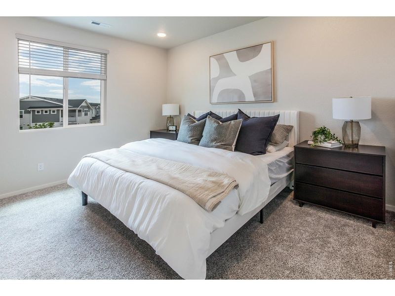 Furnished interior view inside a new home in Raindance Condos, Windsor (Image 13). Furnished interior view inside a new home in Raindance Condos, Windsor (Image 13).