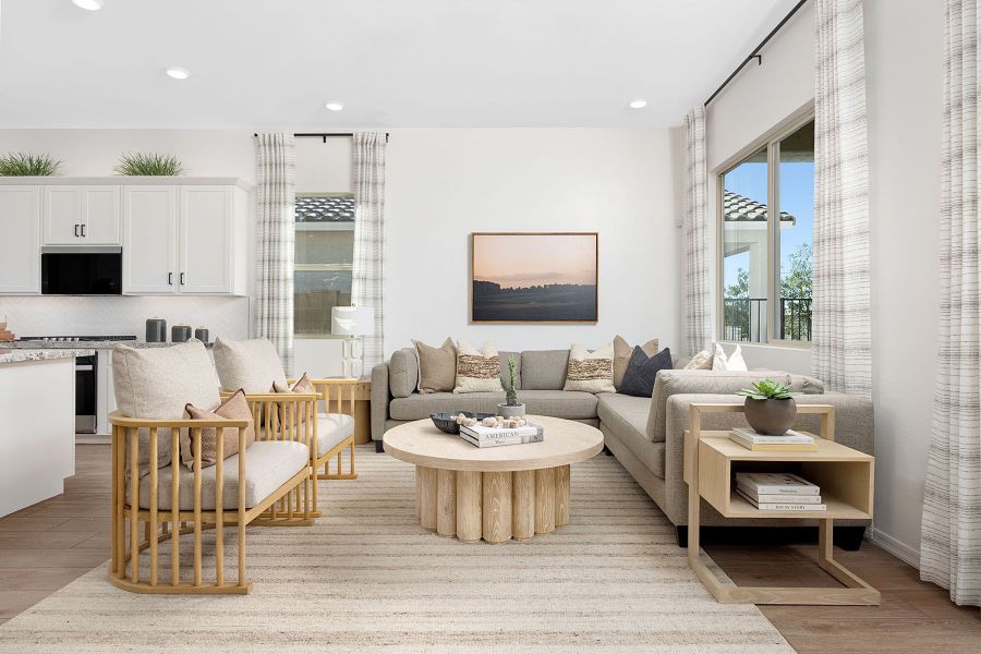 Representative furnished interior of a home built from the Copper by Mattamy Homes in Tyler Ranch, Buckeye (Image 10).
