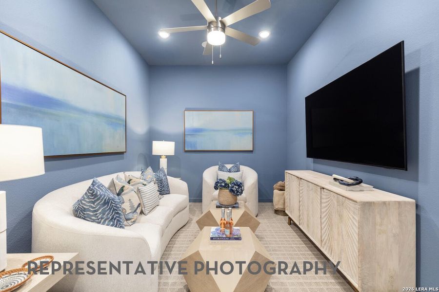 Furnished interior view inside a new home in Davis Ranch, San Antonio (Image 11).