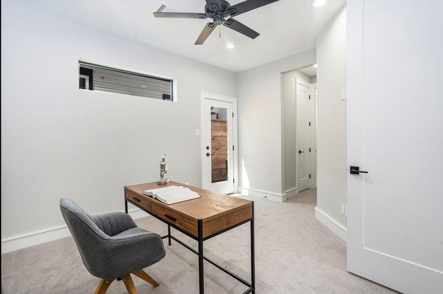 Furnished interior view inside a new home in , Houston (Image 18).