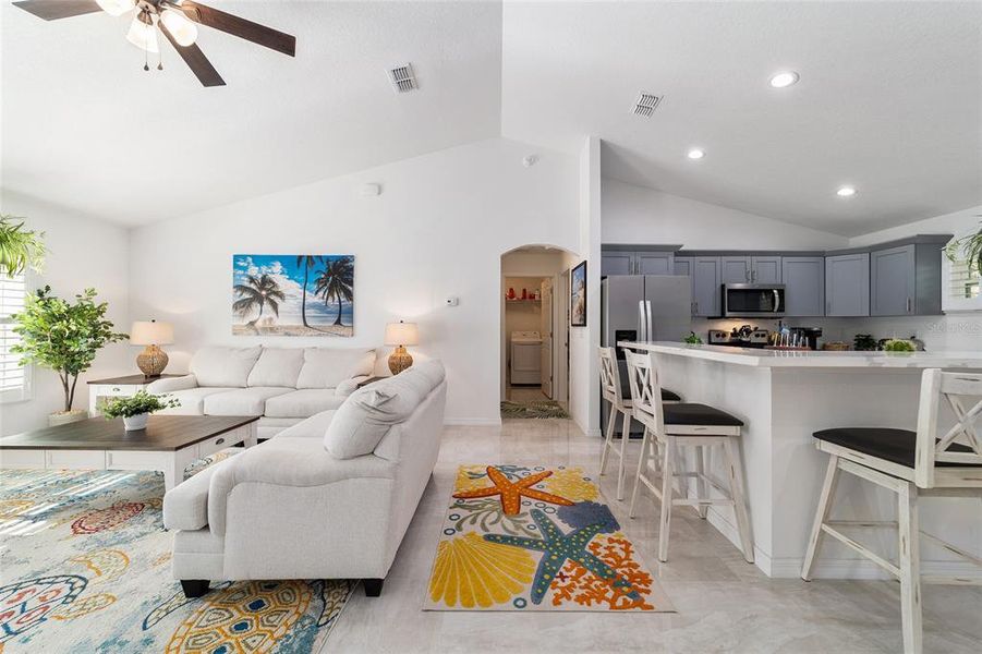 Furnished interior view inside a new home in , Summerfield (Image 45). Furnished interior view inside a new home in , Summerfield (Image 45).