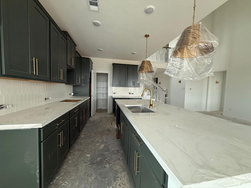 In-progress construction of a new home in Brookewater, Rosenberg, TX (Image 3).