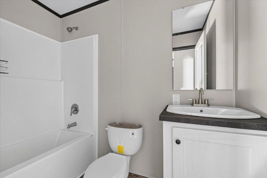 Furnished interior view inside a new home in , Cross (Image 12).