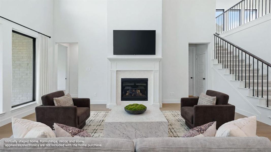 Furnished interior view inside a new home in Mosaic, Celina (Image 7).