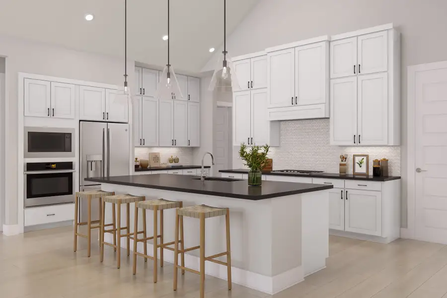 Furnished interior view inside a new home in Trillium, Richmond (Image 5).