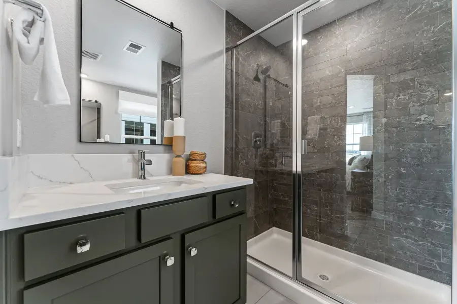 Furnished interior view inside a new home in Macanta, Castle Rock (Image 27).