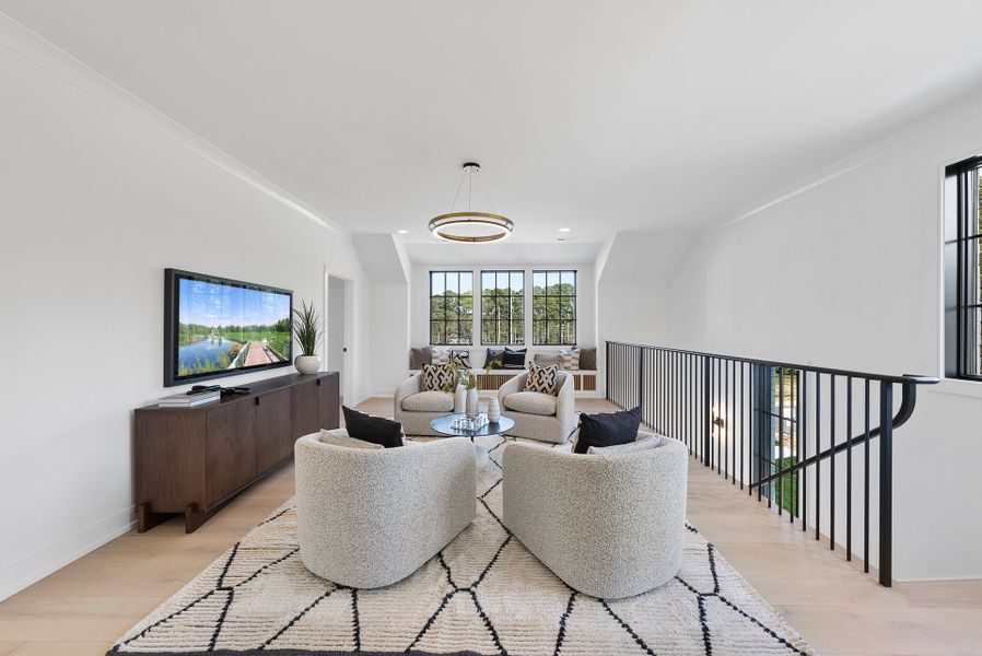 Representative furnished interior of a home built from the Grace by Homes by Dickerson in The Founding at Blue Ridge, Raleigh (Image 21).