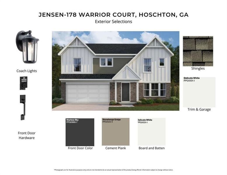 Sample of building materials used in homes in Twin Lakes, Hoschton (Image 3). Sample of building materials used in homes in Twin Lakes, Hoschton (Image 3).