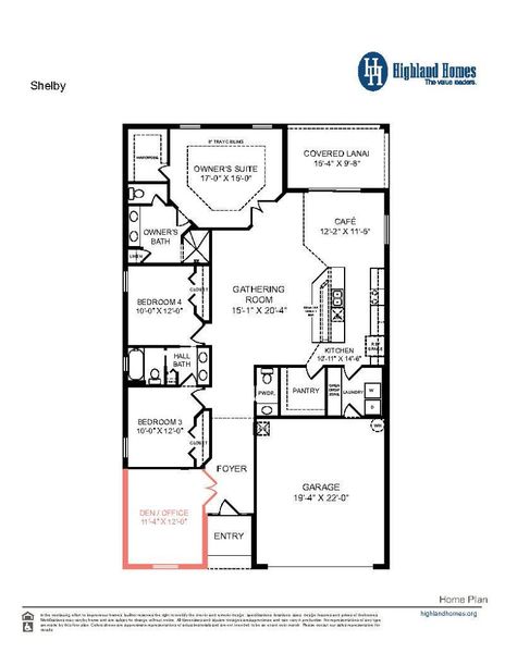 Shelby - Home Layout