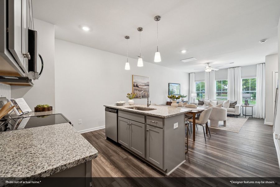 Furnished interior view inside a new home in Renaissance at White Oak, Garner (Image 9).