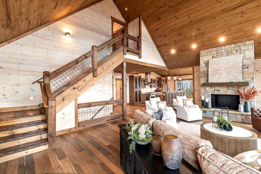 Furnished interior view inside a new home in , Blue Ridge (Image 12). Furnished interior view inside a new home in , Blue Ridge (Image 12).