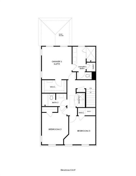 2D floor plan layout of this home in Waterhaven, Cumming, GA (Image 20).