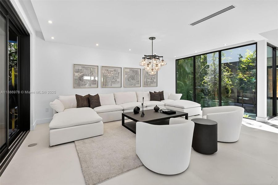 Furnished interior view inside a new home in , Fort Lauderdale (Image 30).