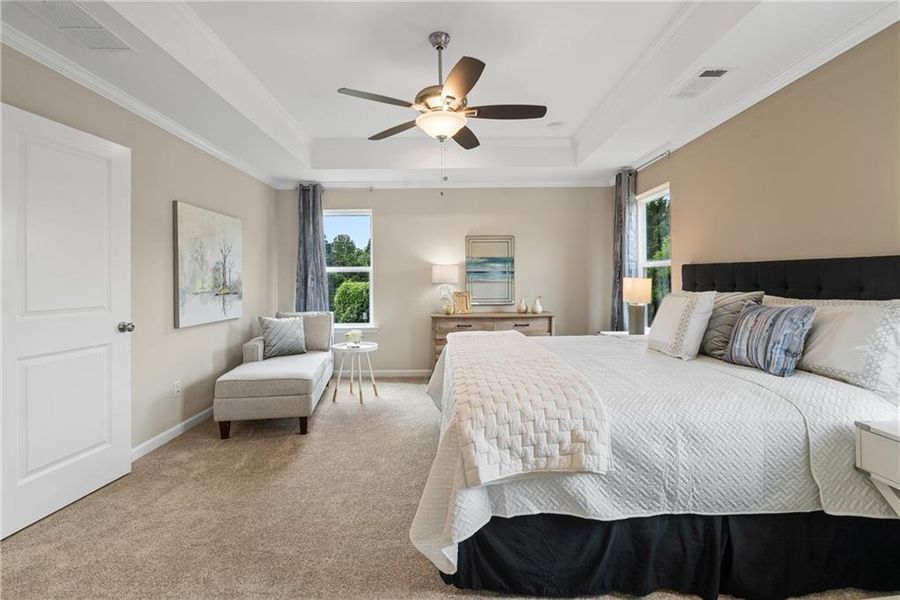 Furnished interior view inside a new home in Hickory Heights, Acworth (Image 32).