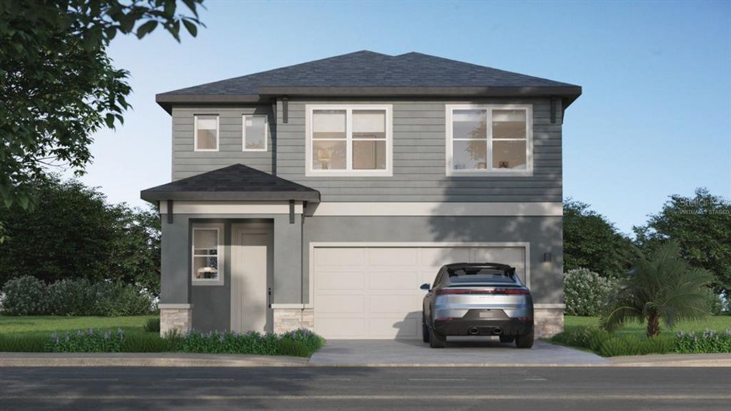 One or more photos are virtually staged.**One or more photos are virtually staged.Rendering, not actual photo”Or “Alternate elevation—consult listing for true build.