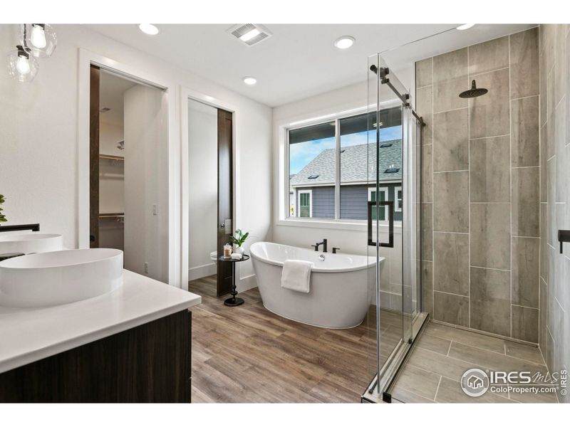 Gorgeous luxury primary bath!