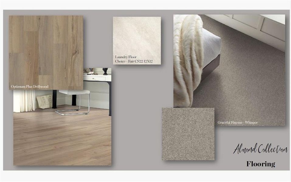 Sample of building materials used in homes in Brookside Reserve, Alpharetta (Image 10).