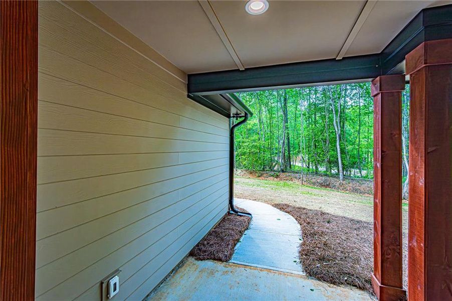 Exterior details and patio area of a home in , Dawsonville (Image 37).