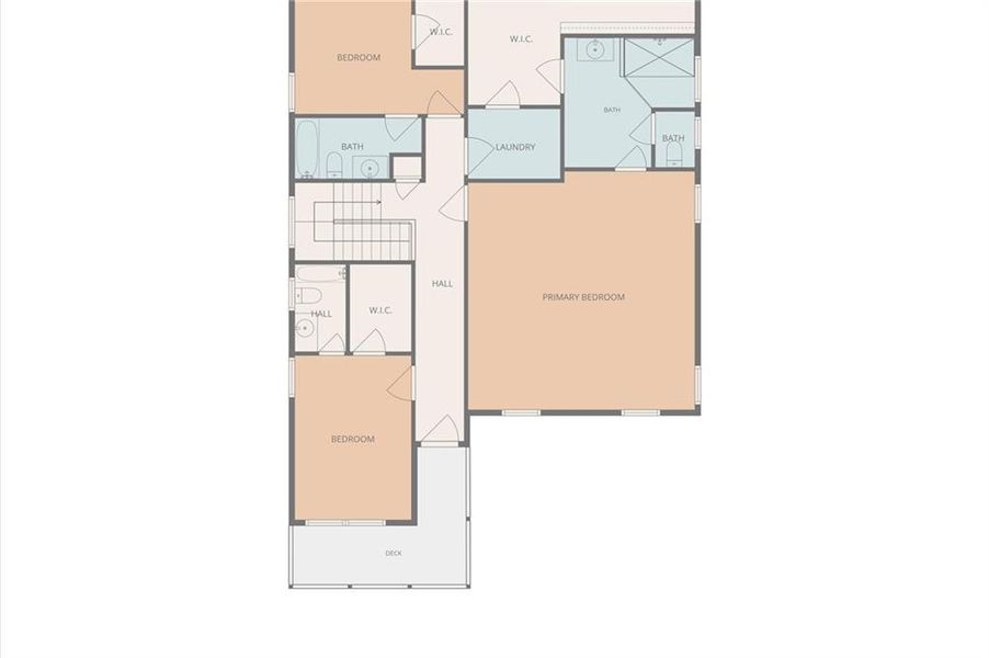 2D floor plan layout of this home in , Covington, GA (Image 5).