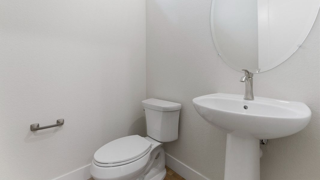 Furnished interior view inside a new home in Dillon Pointe - Journey, Broomfield (Image 8).