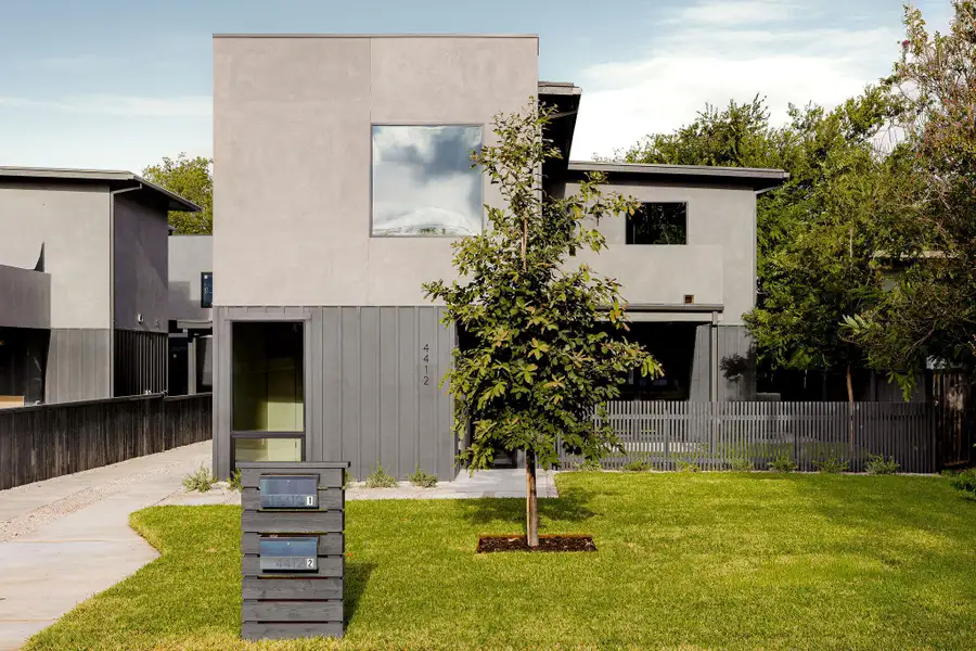 Back of property Back of property