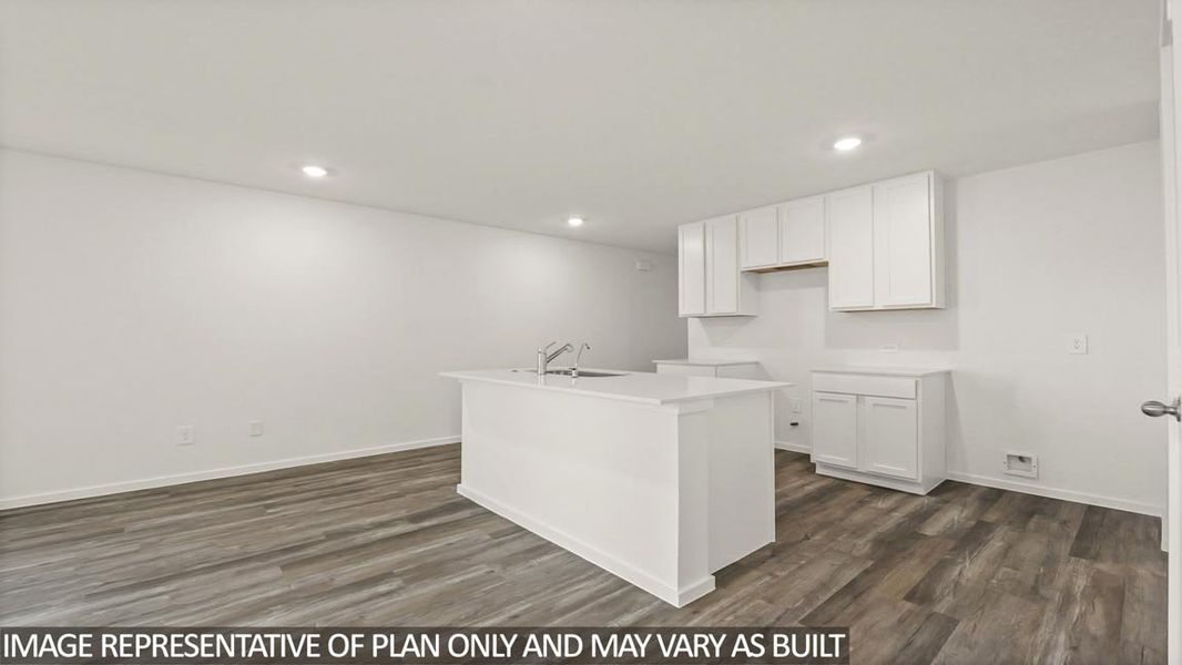 Furnished interior view inside a new home in The Canopies, Splendora (Image 6).