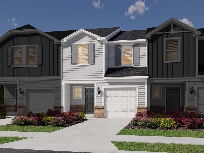 Image 14 representing the Topaz by Meritage Homes in Valentine Townes, Greer, SC.