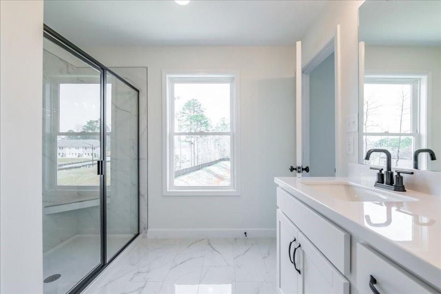 Furnished interior view inside a new home in Cherokee Township, Acworth (Image 18).