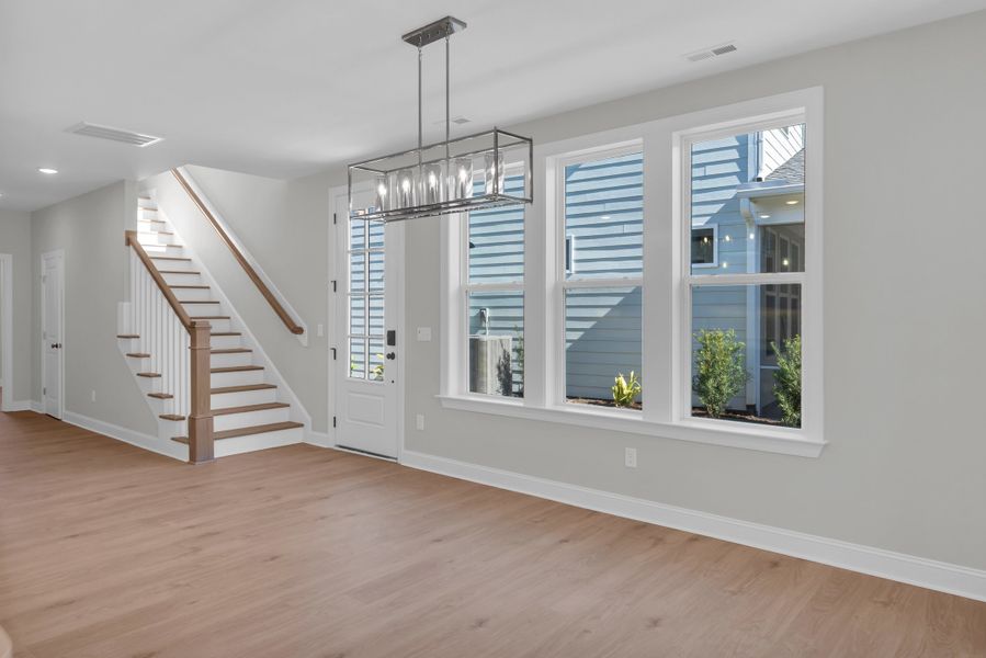 Representative unfurnished interior of a home built from the The Seagrass by RobuckHomes in East & Mason, Wilmington (Image 21). Representative unfurnished interior of a home built from the The Seagrass by RobuckHomes in East & Mason, Wilmington (Image 21).