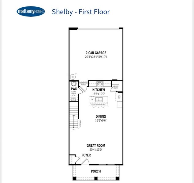 Shelby floorplan